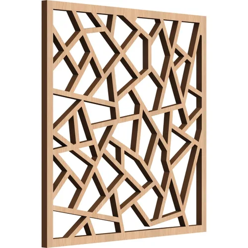 Miniatura 16 de 7 3/8 pulgadas de ancho x 7 3/8 pulgadas de alto x 3/8 pulgadas de alto, paneles de pared de madera con calado decorativo extra pequeño de Venecia