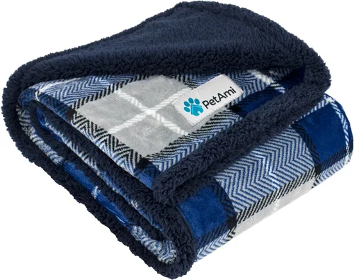 Miniatura 17 de PetAmi Manta para perros pequeños y medianos, manta de cama para mascotas, gatos, cachorros, gatitos, funda de vellón para muebles, protector