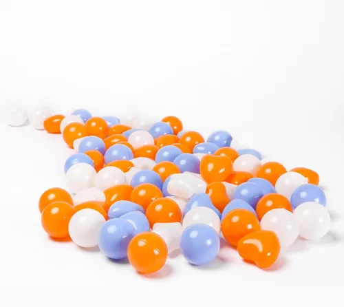 Miniatura 9 de Bolas de hoyo de TRENDPLAY en forma de estrella y corazón para niños pequeños - 50, 100, 200, 500 piezas de bolas de plástico para diversión y juego