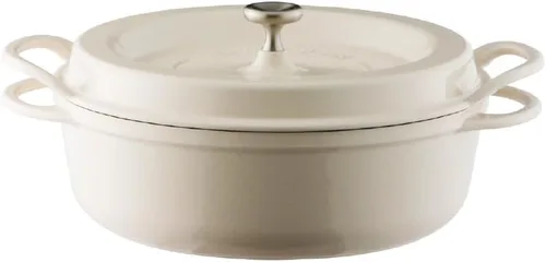 Miniatura 26 de Olla para Horno Holandés Vermicular Olla de Hierro Fundido Esmaltada No Tóxica 18 cm (1.8 Qt) Apto para Horno Compatible con Inducción