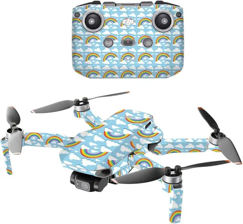 Miniatura 6 de MightySkins Compatible con DJI Mini 2 Dron portátil – Panda Hello Funda protectora de vinilo duradera y única Fácil de aplicar, quitar y cambiar