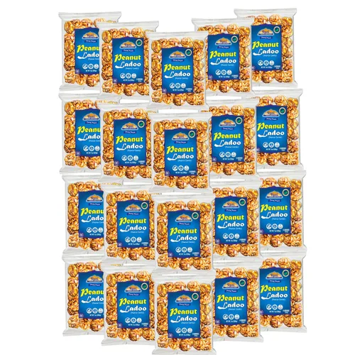Miniatura 10 de Rani Peanut Ladoo (caramelo frágil de maní redondo) 7 onzas (7.05 oz) ~ Todo natural Vegano Sin colores Apto para gluten Kosher Origen